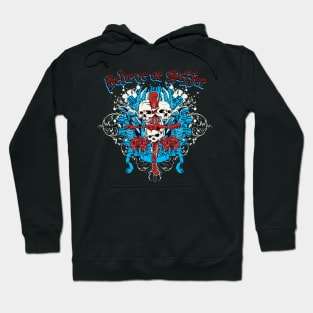 three skulls Hoodie